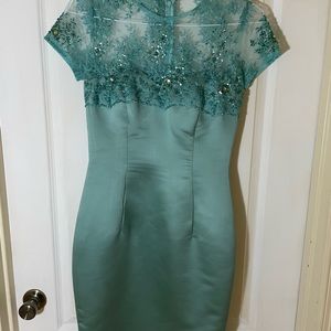 Like NEW Custom Made embroidered dress